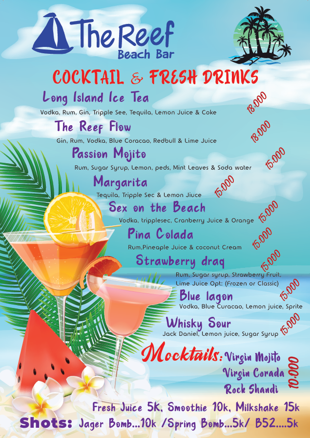Drinks Menu 1