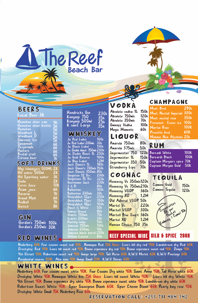 Drinks Menu 2